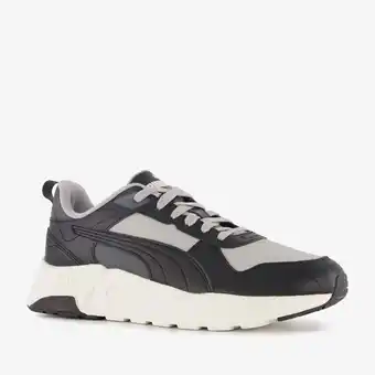 Scapino Puma Trinity 2 LT heren sneakers grijs zwart aanbieding