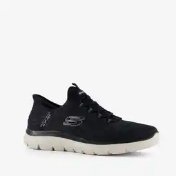 Scapino Skechers Slip-ins: Summits Key Pace heren sneakers zwart wit aanbieding