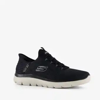 Scapino Skechers Slip-ins: Summits Key Pace heren sneakers zwart wit aanbieding