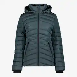 Scapino Kjelvik gewatteerde dames outdoor jas blauw aanbieding