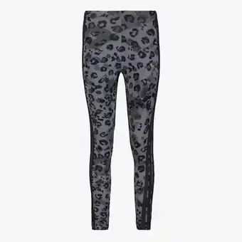 Scapino Adidas AOP dames sportlegging met panterprint zwart aanbieding