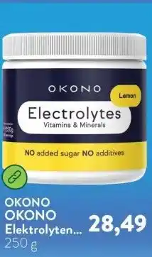 Holland & Barrett OKONO Elektrolyten Poeder Citroensmaak aanbieding