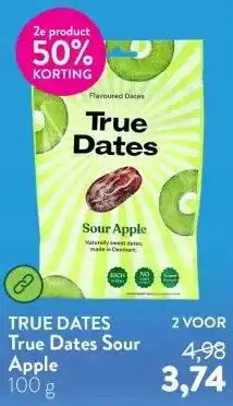 Holland & Barrett True Dates Sour Apple aanbieding