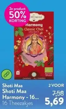 Holland & Barrett Shoti Maa Harmony - 16 theezakjes aanbieding