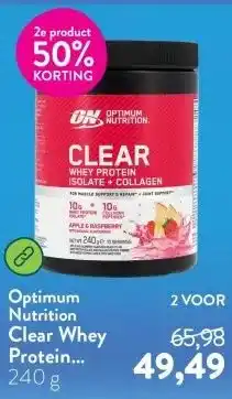 Holland & Barrett Clear Whey Protein Isolate + Collagen Apple & Raspberry aanbieding