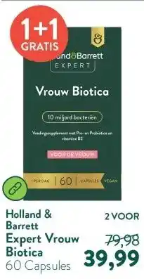 Holland & Barrett Expert Vrouw Biotica aanbieding