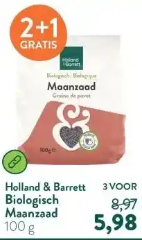 Holland & Barrett Biologisch Maanzaad aanbieding