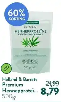 Holland & Barrett Premium Hennepproteïne Poeder aanbieding