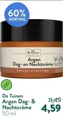 Holland & Barrett Argan Dag- & Nachtcrème aanbieding