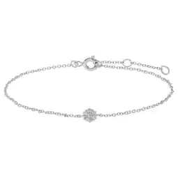 Lucardi Zilveren armband met zirkonia aanbieding