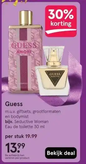 Etos Guess aanbieding