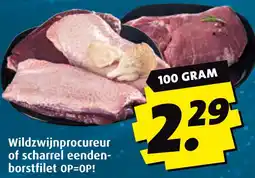 Boni Wildzwijn Procureur of scharrel eendenborstfilet aanbieding