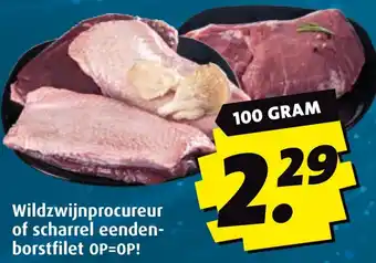 Boni Wildzwijn Procureur of scharrel eendenborstfilet aanbieding