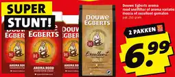 Boni Douwe Egberts aroma rood snelfilter of aroma variatie mocca of excellent gemalen aanbieding
