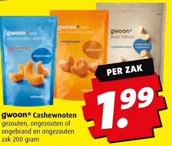 Boni Gwoon Cashewnoten aanbieding