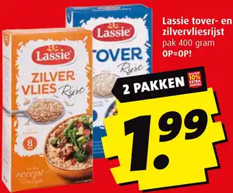 Boni Lassie tover en zilvervliesrijst aanbieding