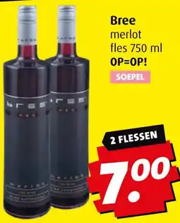 Boni Bree merlot aanbieding