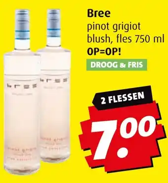 Boni Bree pinot grigiot blush aanbieding