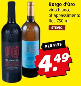 Boni Borgo d'Oro vino bianco of appassimento aanbieding