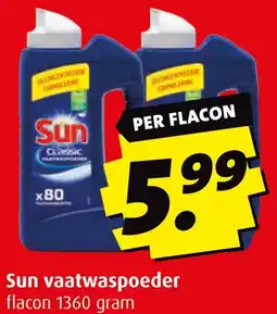 Boni Sun vaatwaspoeder aanbieding