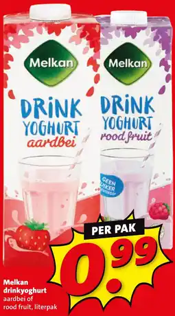 Boni Melkan drinkyoghurt aanbieding