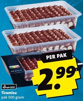 Boni Tiramisu aanbieding