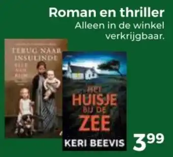 Trekpleister Roman en thriller aanbieding