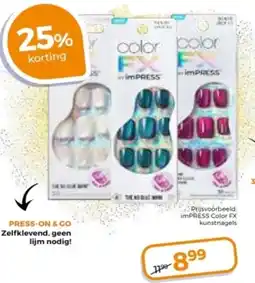 Trekpleister ImPRESS Color FX kunstnagels aanbieding