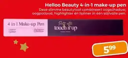 Trekpleister Helloo Beauty 4-in-1 make-up pen aanbieding