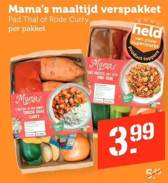 Coop Mama's maaltijd verspakket aanbieding