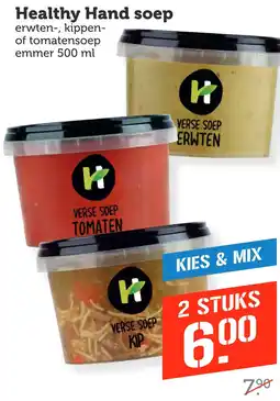 Coop Healthy Hand soep aanbieding