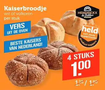 Coop Kaiserbroodje aanbieding
