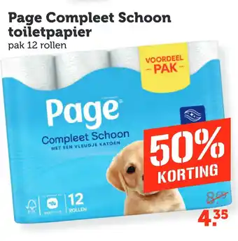 Coop Page Compleet Schoon toiletpapier aanbieding