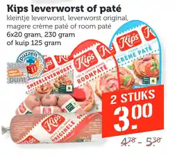 Coop Kips leverworst of paté aanbieding