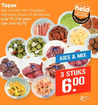 Coop Tapas aanbieding