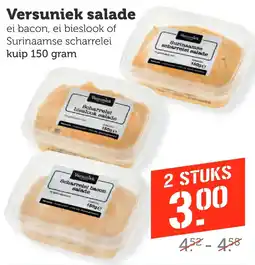 Coop Versuniek salade aanbieding