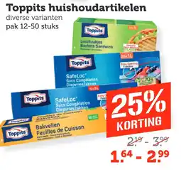 Coop Toppits huishoudartikelen aanbieding
