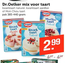 Coop Dr.Oetker mix voor taart aanbieding
