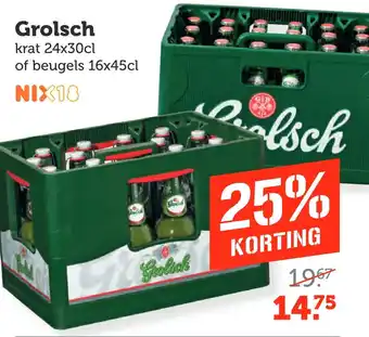 Coop Grolsch aanbieding