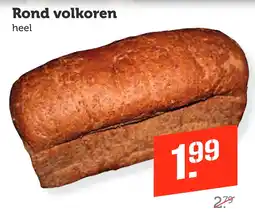 Coop Rond volkoren heel aanbieding