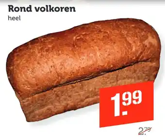 Coop Rond volkoren heel aanbieding