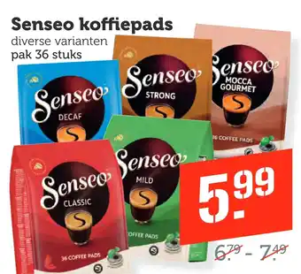 Coop Senseo koffiepads aanbieding