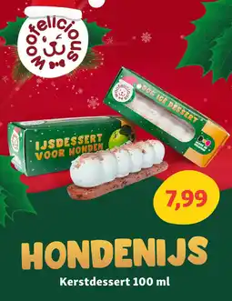 Maxi Zoo HONDENIJS Kerstdessert 100 ml aanbieding