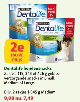 Maxi Zoo Dentalife hondensnacks aanbieding