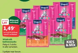 Maxi Zoo Vitakraft kattensnacks aanbieding