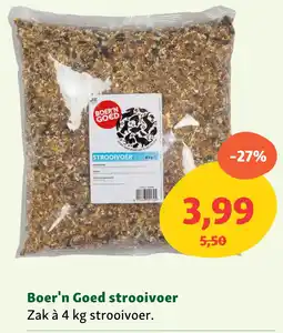 Maxi Zoo Boer'n Goed strooivoer aanbieding