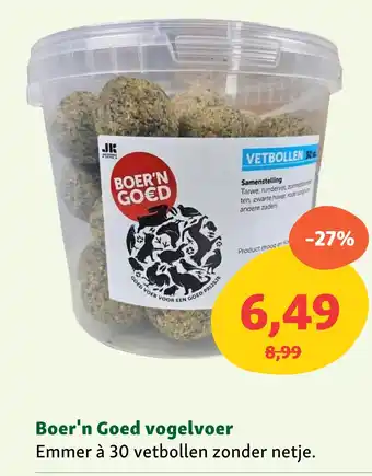 Maxi Zoo Boer'n Goed vogelvoer aanbieding