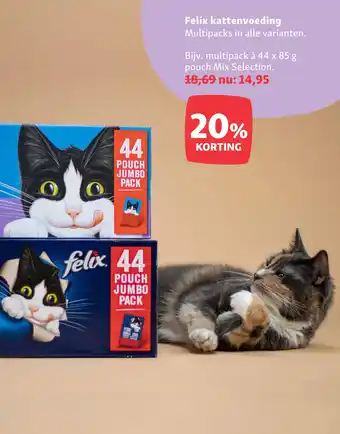 Maxi Zoo Felix kattenvoeding aanbieding