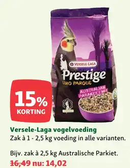 Maxi Zoo Versele-Laga vogelvoeding aanbieding