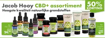 Gezond & Wel Jacob Hooy CBD+ assortiment aanbieding